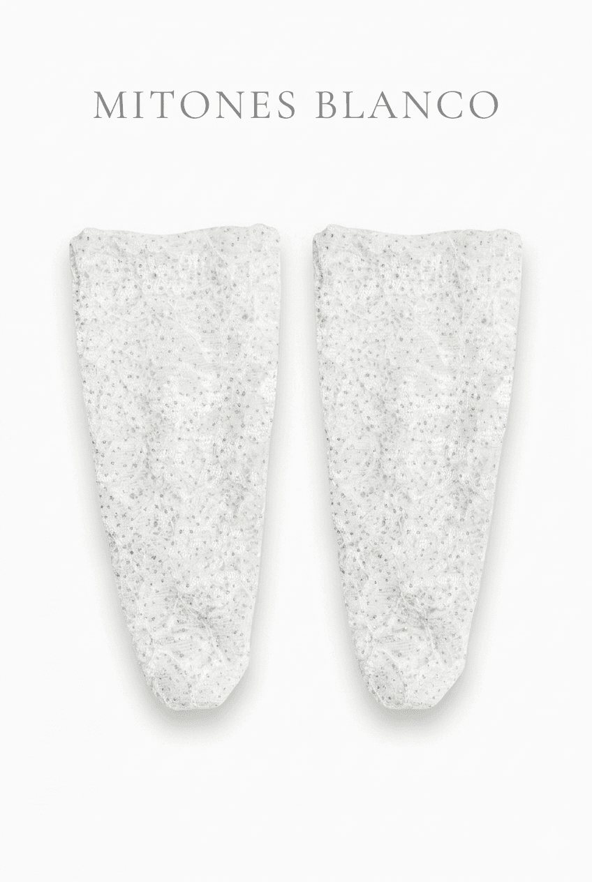 Mitones blanco — Mitones blanco