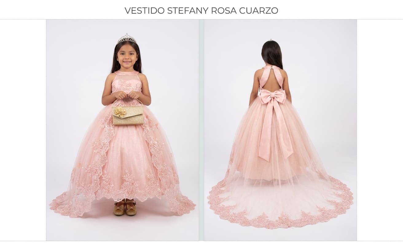 Vestido Stefany Rosa Cuarzo — 6,8