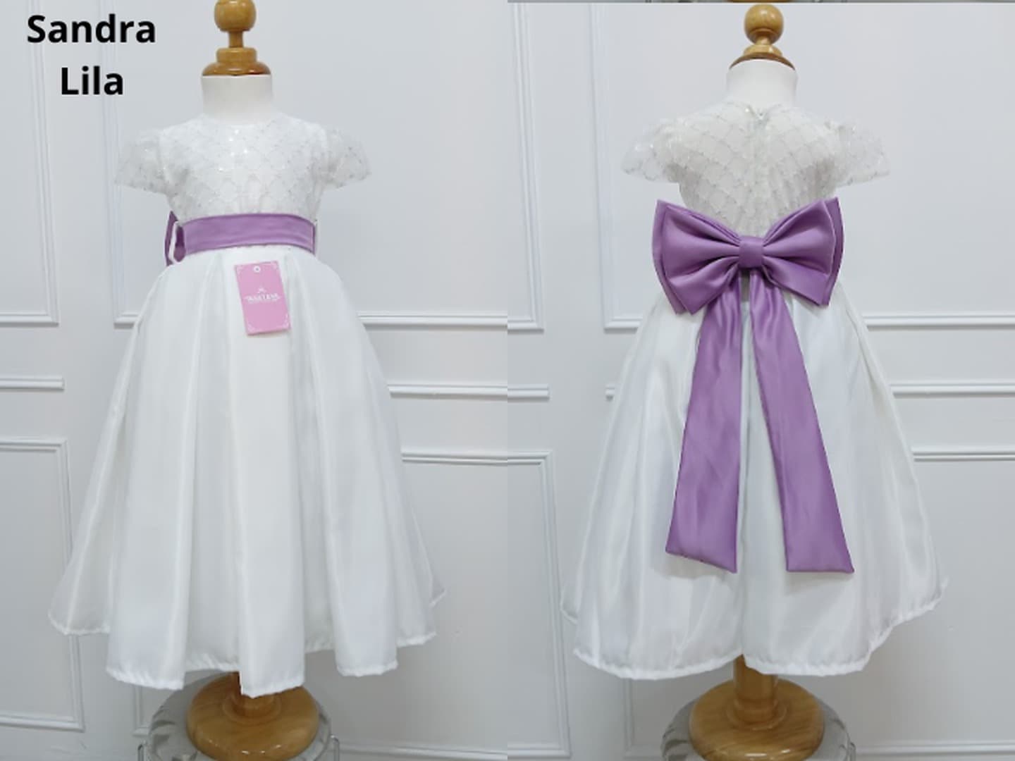 Vestido Sandra Lila — Vestido Sandra Lila - Talla 8