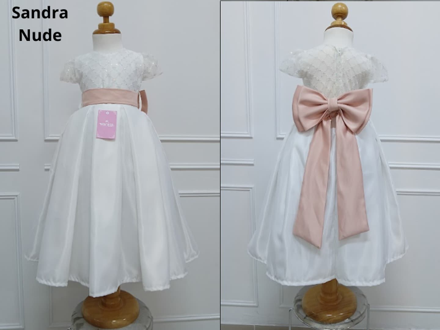 Vestido Sandra Nude — Vestido Sandra Nude - Talla 10